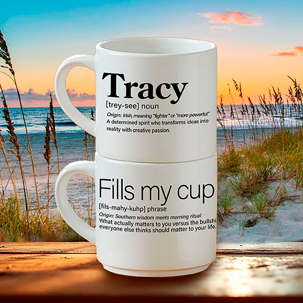 Coffee Stories Collection | Your Choice + Fills My Cup 2-Stack Mug Set 2
