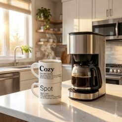 Alternative view of 2 Mug Stack | Coffee Stories Collection | Cozy + Spot 2-Stack Mug Set 3