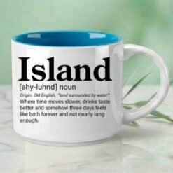 Island - Single Mug | Word Story Style® Coffee Mug – Because Every Word Tells a Story