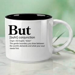 But - Single Mug | Word Story Style Coffee Mug – Because Every Word Tells a Story