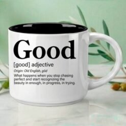 Good – Single Mug | Word Story Style Coffee Mug – Because Every Word Tells a Story