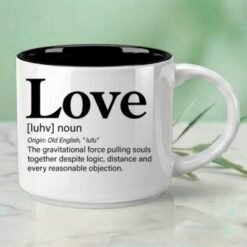 Love - Single Mug | Relationship Word Story Style® Coffee Mug – Because Every Word Tells a Story