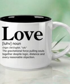 Love - Single Mug | Relationship Word Story Style® Coffee Mug – Because Every Word Tells a Story