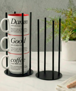 Alternative view of 3-Mug Stack | Damn + Good + Coffee | Signature Collection