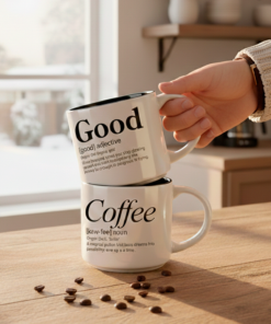 Alternative view of 2-Mug Stack | Good+ Coffee | Signature Collection