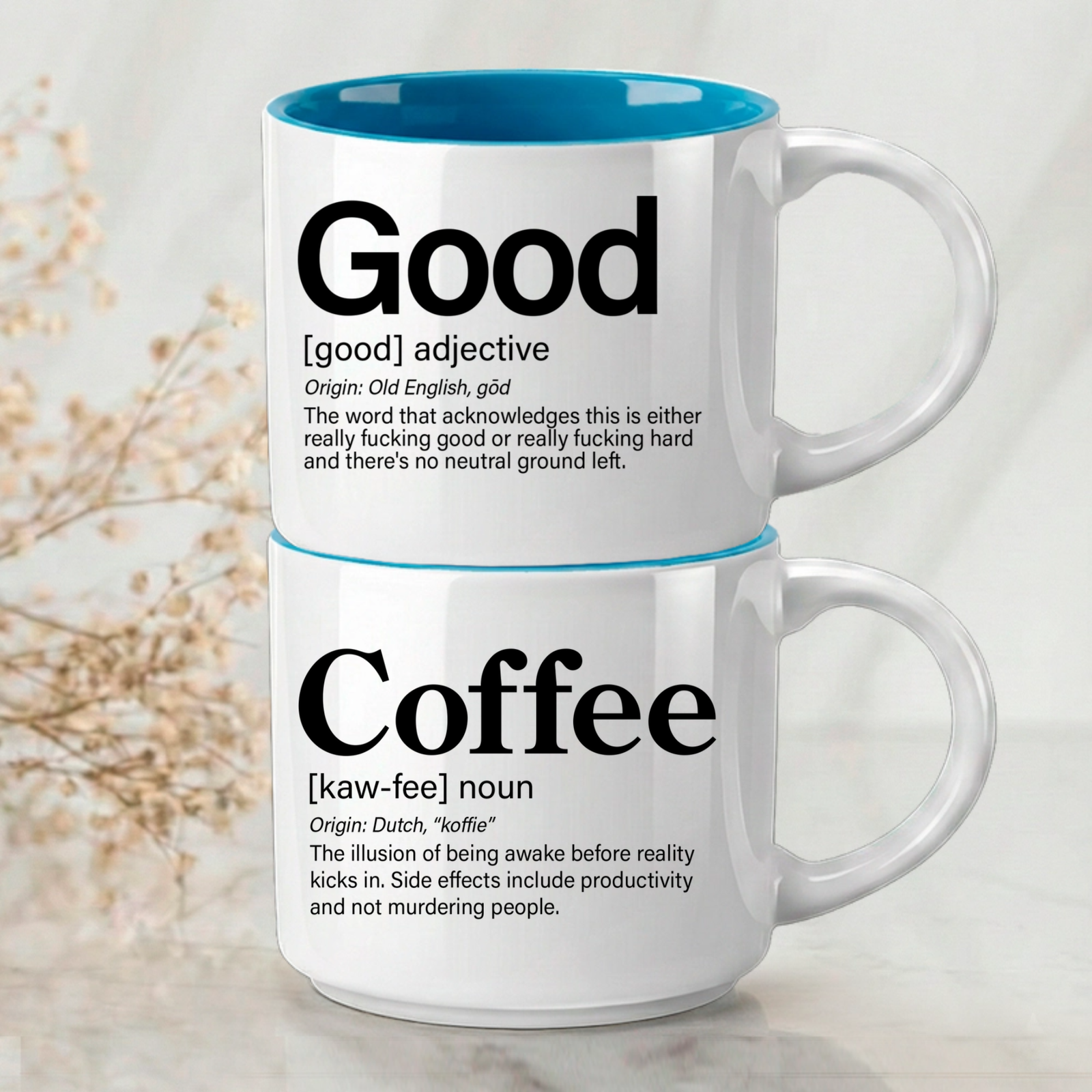 2-Mug Stack | Good+ Coffee | Signature Collection - Image 5