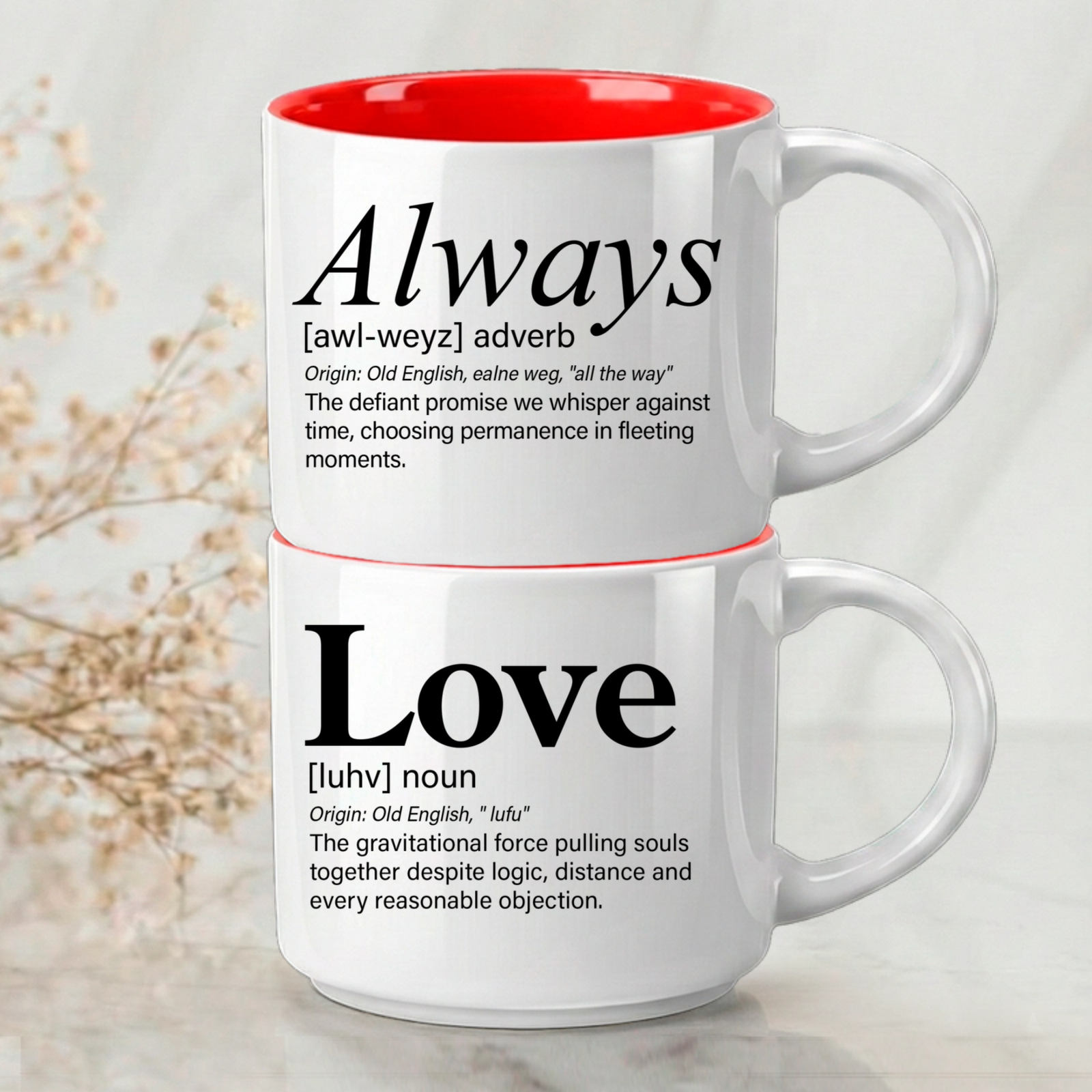 2-Mug Stack | Love + Always | Signature Collection - Image 5