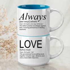 Alternative view of 2-Mug Stack | Love + Always | Signature Collection