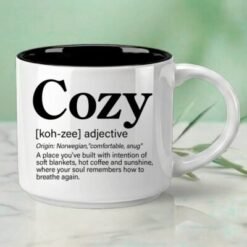 Cozy - Single Mug | Word Story Style® Coffee Mug – Because Every Word Tells a Story