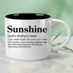 Sunshine – Single Mug | Word Story Style Coffee Mug – Because Every Word Tells a Story