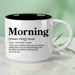 Morning – Single Mug | Word Story Style Coffee Mug – Because Every Word Tells a Story