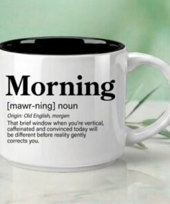 Morning – Single Mug | Word Story Style Coffee Mug – Because Every Word Tells a Story