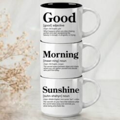 3-Mug Stack | Good + Morning + Sunshine | Signature Collection