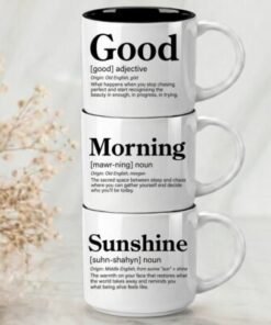 3-Mug Stack | Good + Morning + Sunshine | Signature Collection