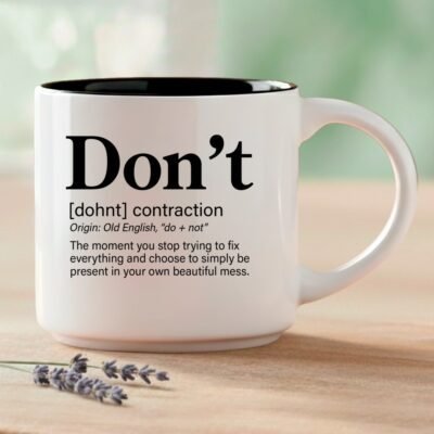 Hair – Single Mug | Word Story Style® Coffee Mug – Because Every Word Tells a Story