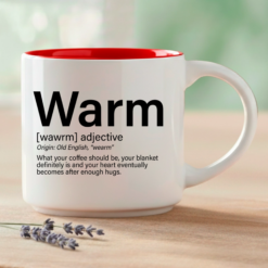 Warm transformed into a Word Story Style definition – three voices, one powerful word.