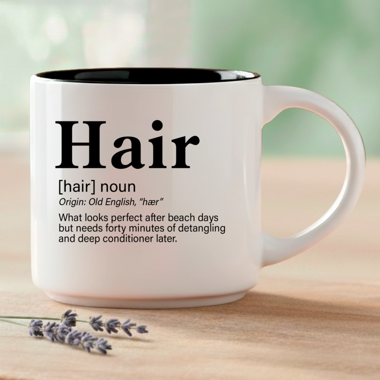 Hair – what you worry about controlling until you realize the best days are when you let it do whatever it wants.