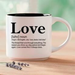 Love – Single Mug | Love of Life Relationship Word Story Style® Coffee Mug – Because Every Word Tells a Story