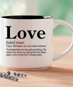 Love – Single Mug | Love of Life Relationship Word Story Style® Coffee Mug – Because Every Word Tells a Story