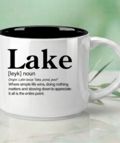 Lake – Single Mug | Word Story Style® Coffee Mug – Because Every Word Tells a Story