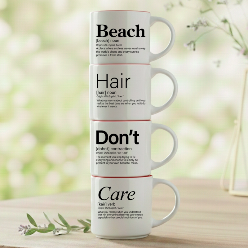 Beach + Hair + Don't + Care – for those who know the ocean fixes what nothing else can.