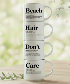 Beach + Hair + Don't + Care – for those who know the ocean fixes what nothing else can.