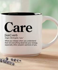 Care – Single Mug | Word Story Style® Coffee Mug – Because Every Word Tells a Story