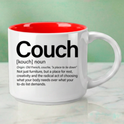 COUCH transformed into a Word Story Style definition – celebrating the radical act of rest.