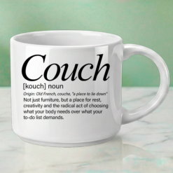 COUCH transformed into a Word Story Style definition – celebrating the radical act of rest.
