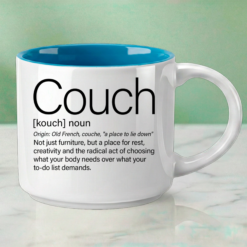 COUCH transformed into a Word Story Style definition – celebrating the radical act of rest.