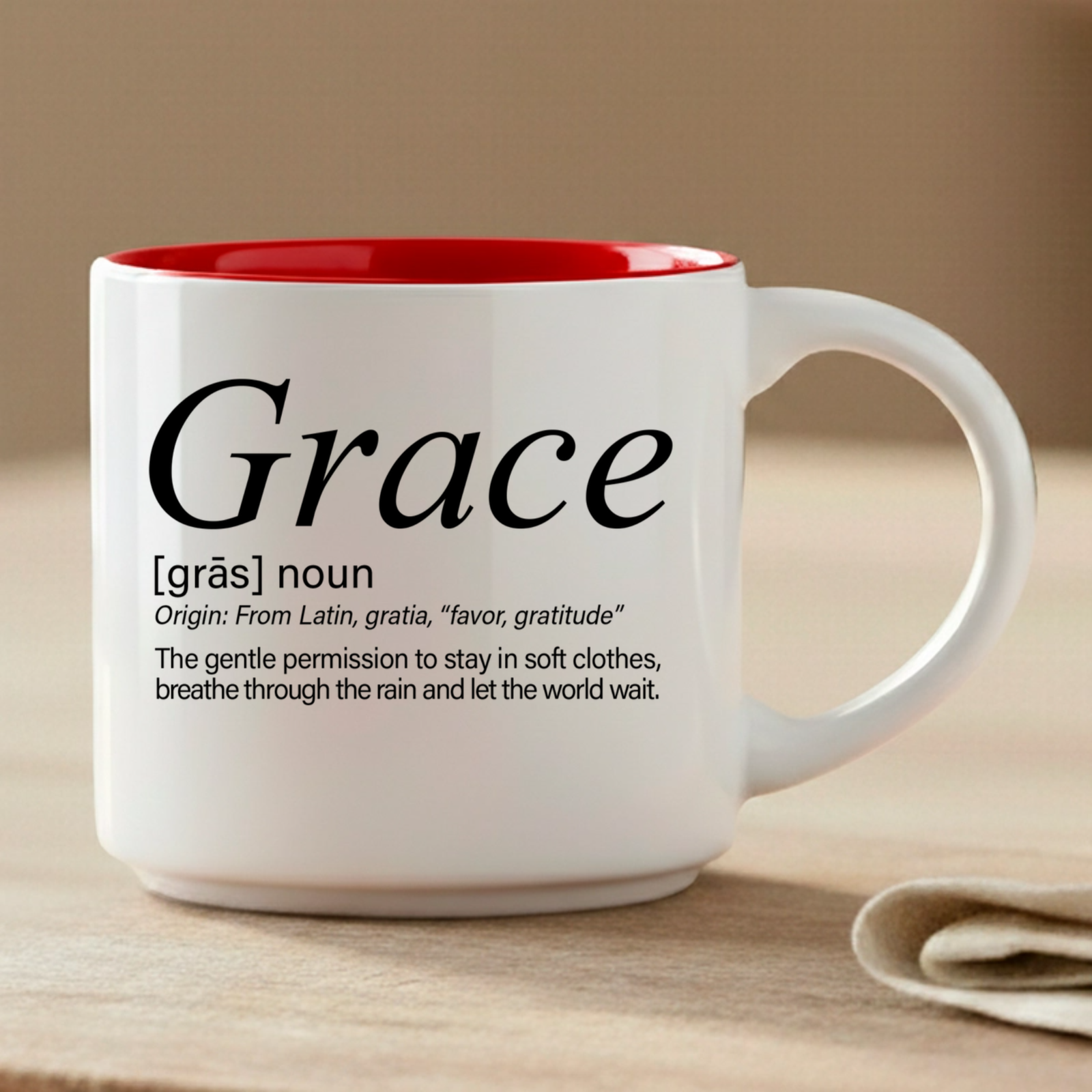 Grace – for mornings when you need permission to be gentle with yourself.