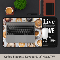 Live + Love + Coffee honors the connection between living fully, loving deeply, and the coffee that fuels both. A Coffee & Words original.