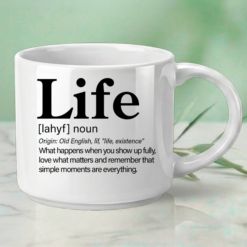 LIFE transformed into a Word Story Style definition – a reminder of what matters most.