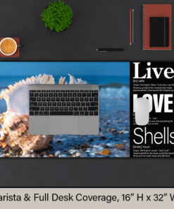 Live + Love + Shells: The foundation for your coffee ritual or creative workspace.