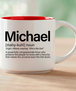 Whether you're gifting it to someone who answers to Michael or treating yourself, this mug is more than a name on ceramic. It's a story worth sipping. Coffee & Words