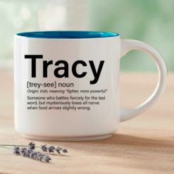 A name that means “fighter” and “more powerful” — because Tracy embodies both.