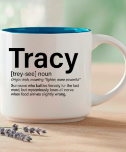 A name that means “fighter” and “more powerful” — because Tracy embodies both.