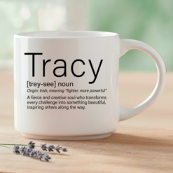 A name that means “fighter” and “more powerful” — because Tracy embodies both.