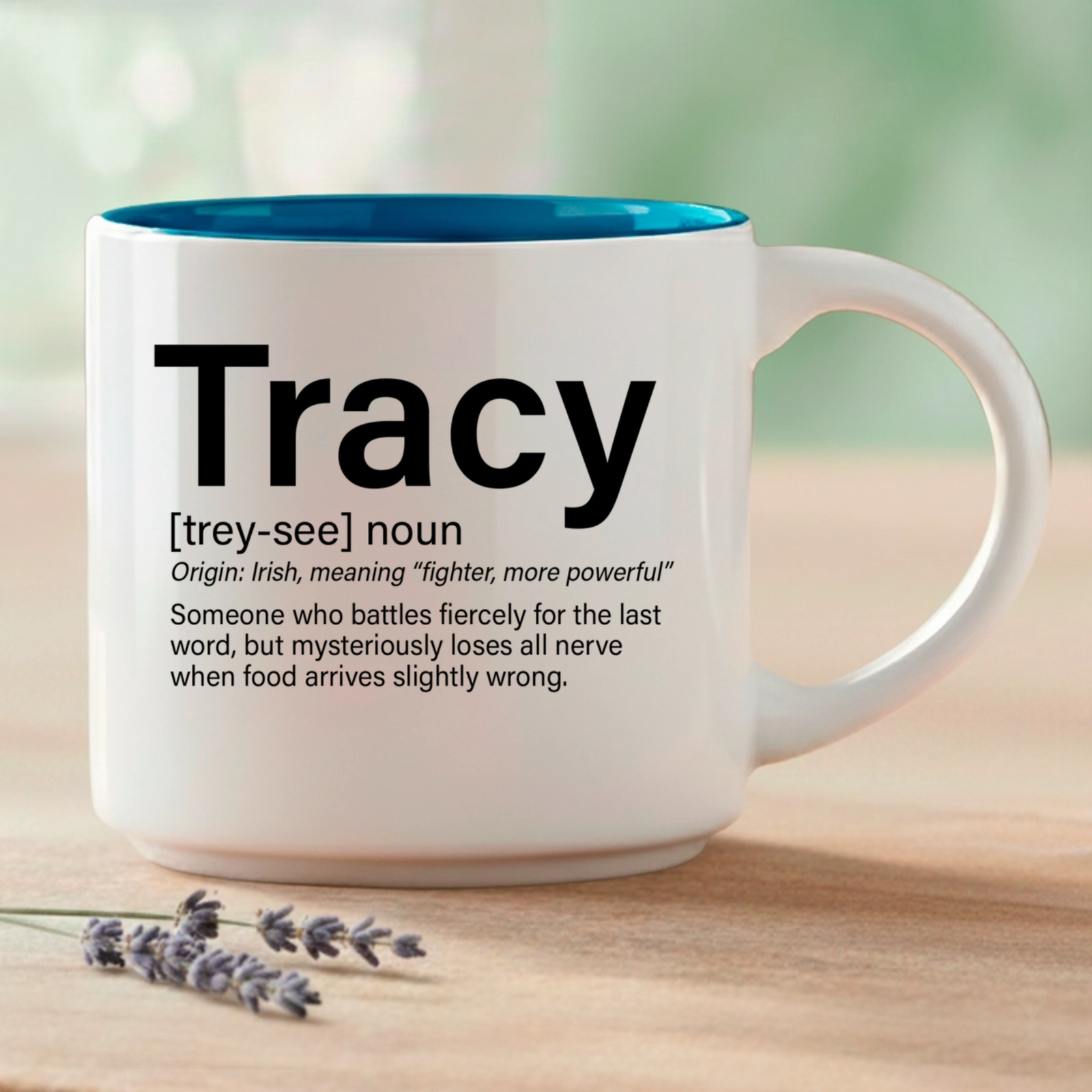 A name that means “fighter” and “more powerful” — because Tracy embodies both.