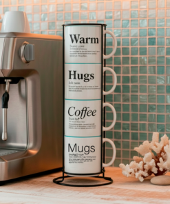 Alternative view of Warm – Single Mug | Word Story Style® Coffee Mug – Because Every Word Tells a Story