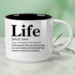 LIFE transformed into a Word Story Style definition – a reminder of what matters most.