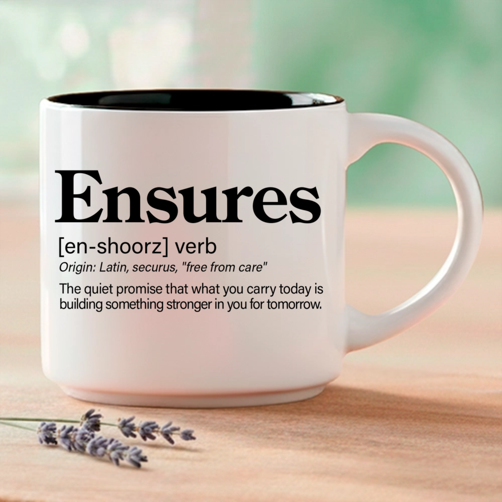 Some words work quietly in the background. You don't always notice them. But they are there, making certain you make it through. Coffee & Words