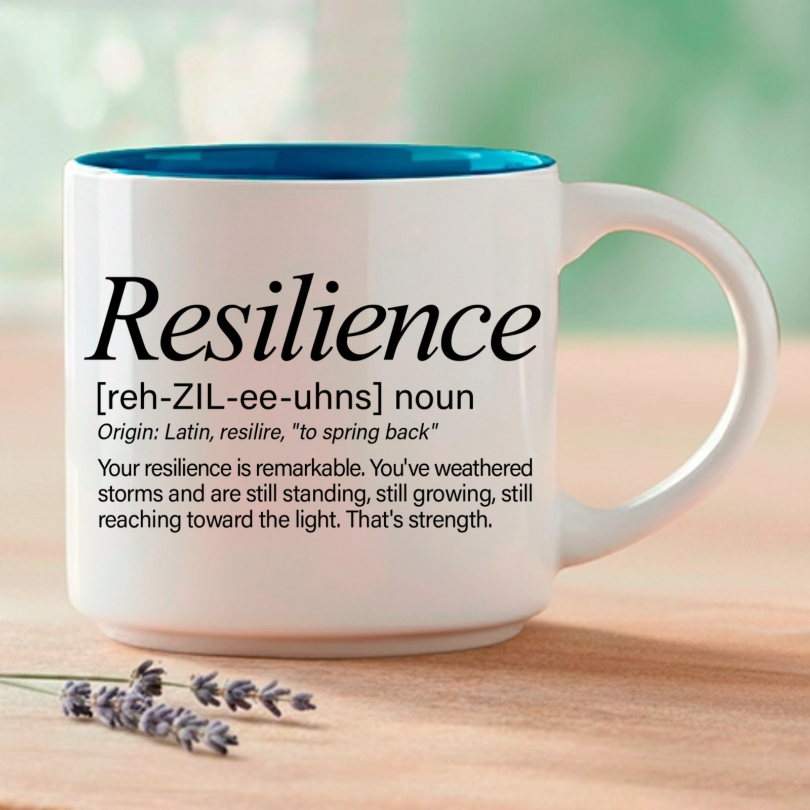 Resilience is one of those words. It arrived not as a reminder of what you should be, but as a recognition of what you already are. You have weathered the storms. You are still standing. Still growing. Still reaching toward the light. That is strength — and it deserves to be held in your hands every morning. Coffee & Words