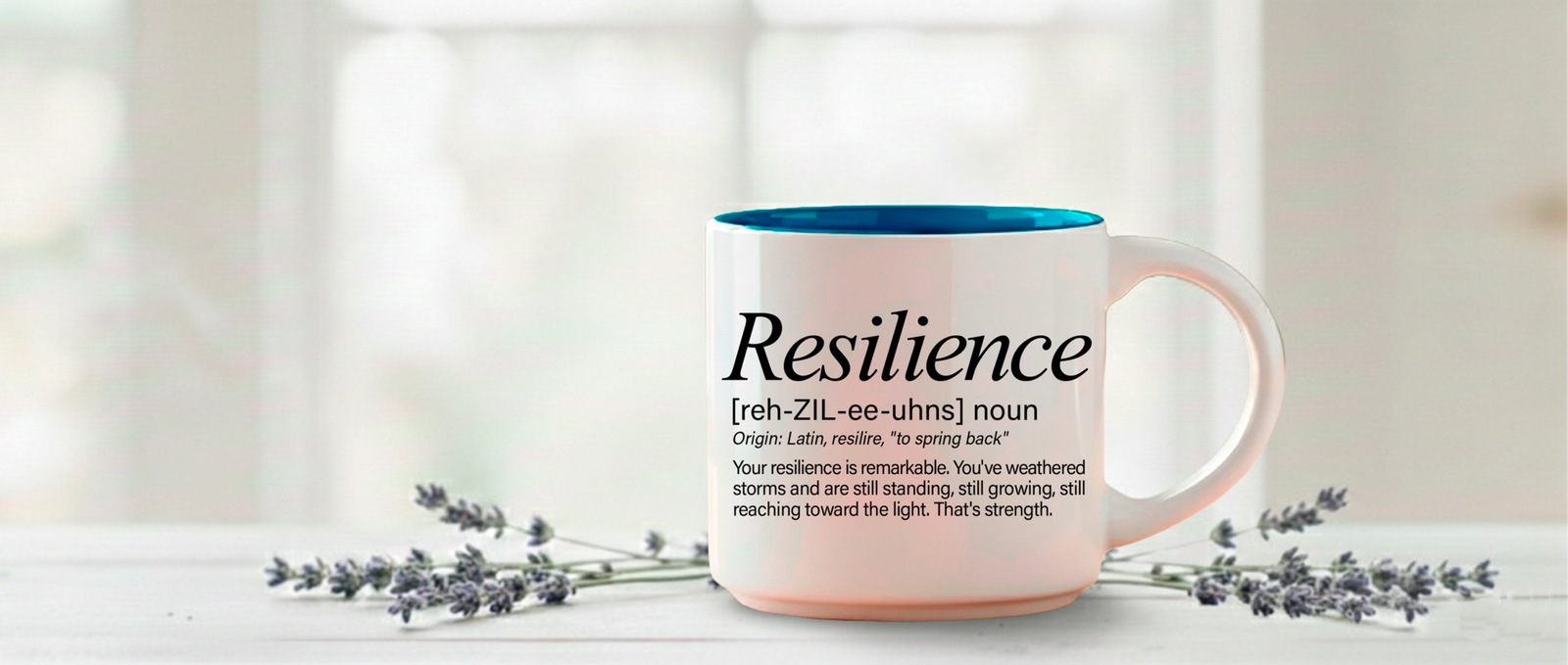 Resilience is one of those words. It arrived not as a reminder of what you should be, but as a recognition of what you already are. You have weathered the storms. You are still standing. Still growing. Still reaching toward the light. That is strength — and it deserves to be held in your hands every morning. Coffee & Words