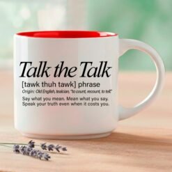 Single Mug | Talk the Talk | Word Story Style® Affirmation Mug