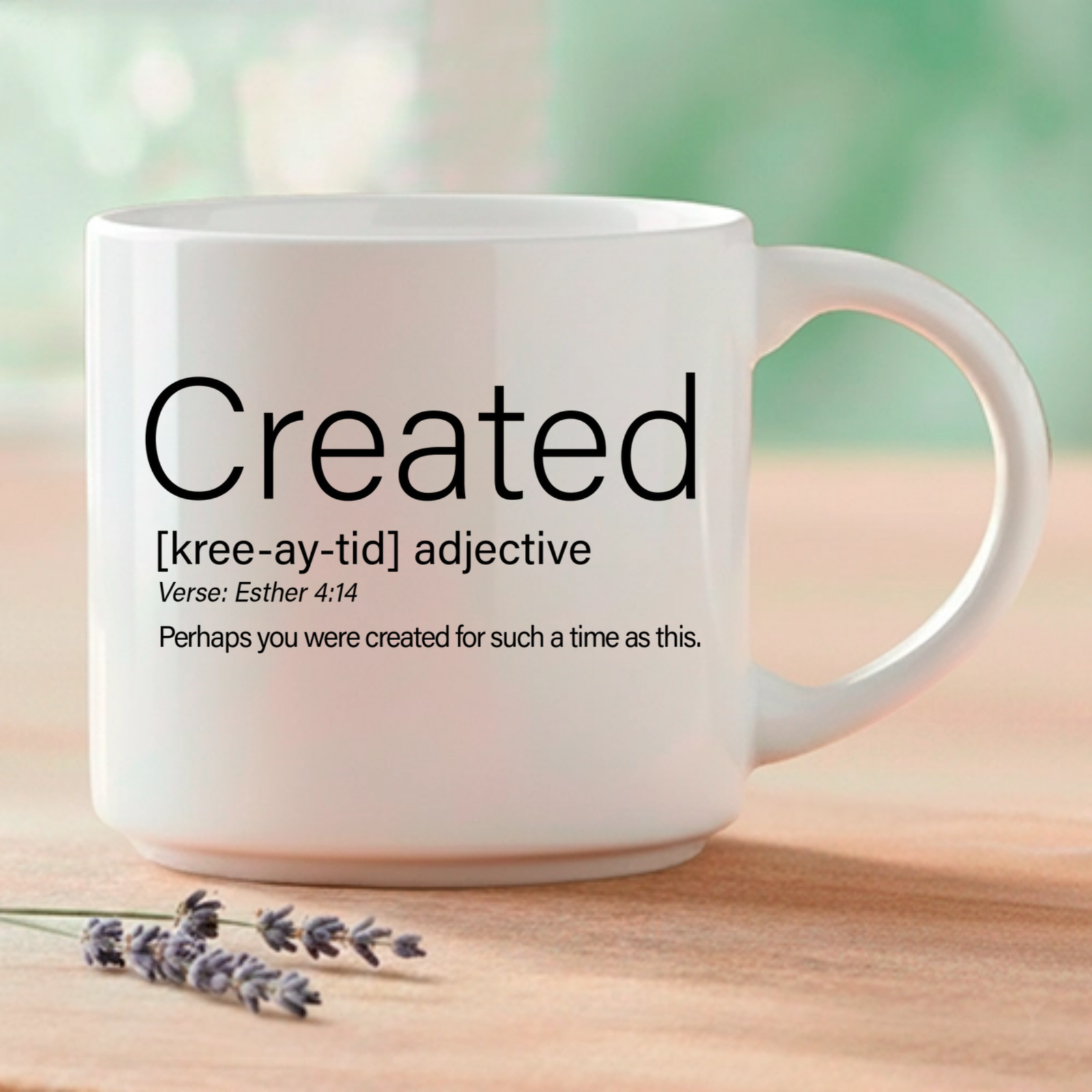 Perhaps you were created for such a time as this.
