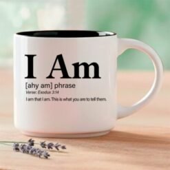 I Am, Word Story Style™ Exodus 3:14 bible verse. Available in 4 colors.