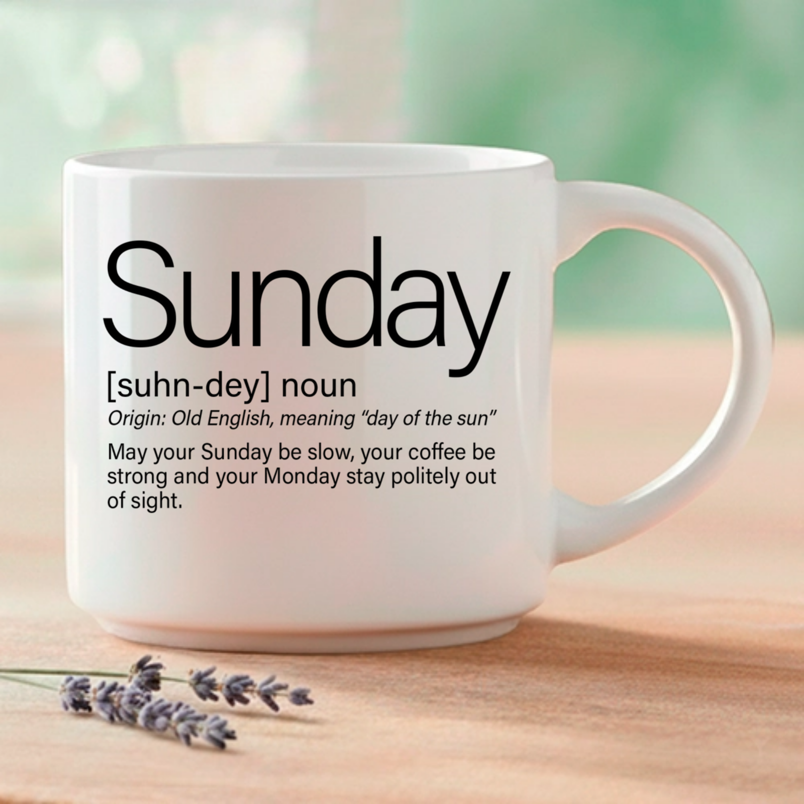 Single Mug | Sunday Blessing Mug: A Gift for Rest and Reset - Image 2