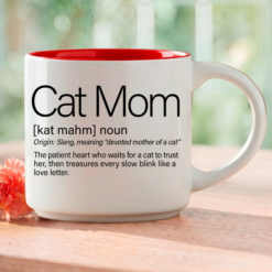 Alternative view of Single Mug | Cat Mom Coffee Mug: A Gift for Cat Lovers