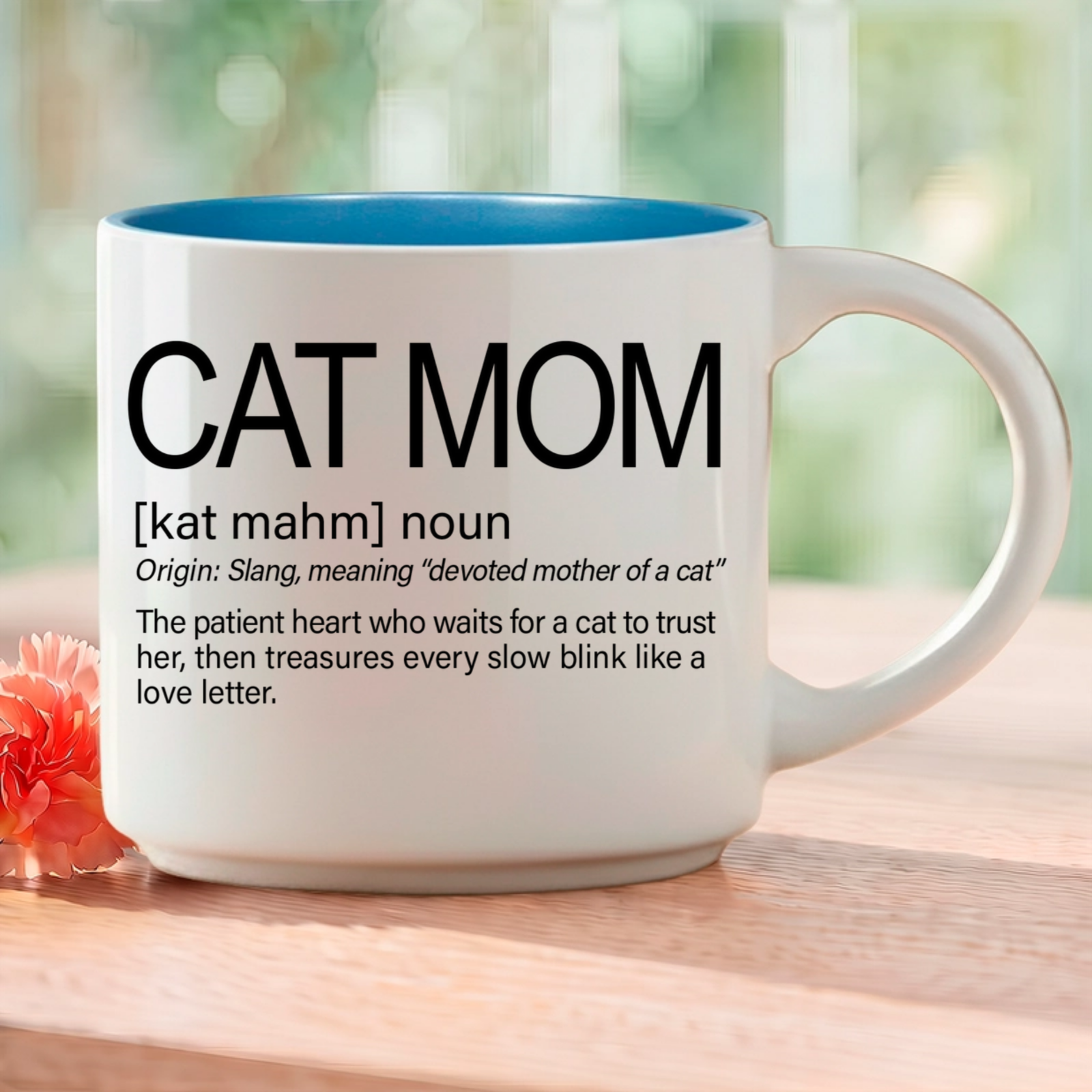 Single Mug | Cat Mom Coffee Mug: A Gift for Cat Lovers - Image 3